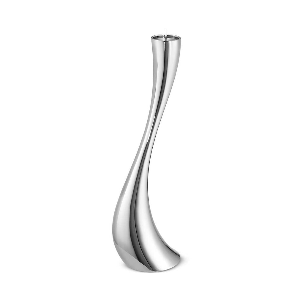Cobra Floor Candle Holder Stainless Steel - Large